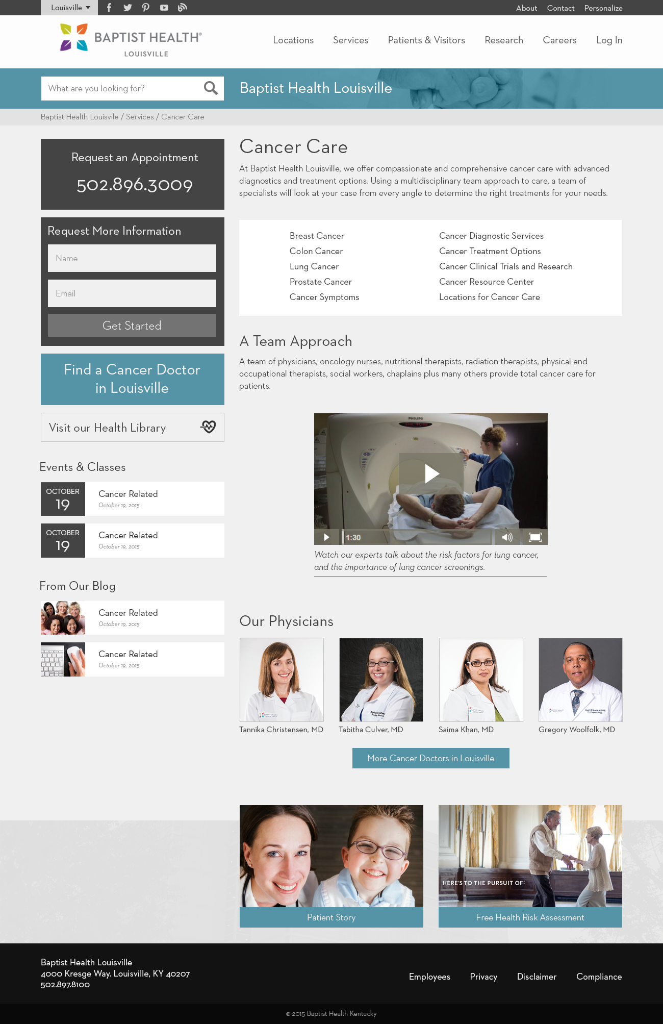 Baptist health website