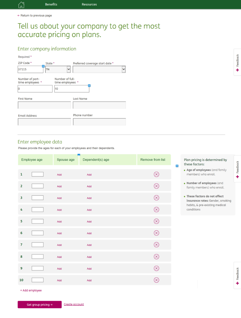 Humana employer marketplace